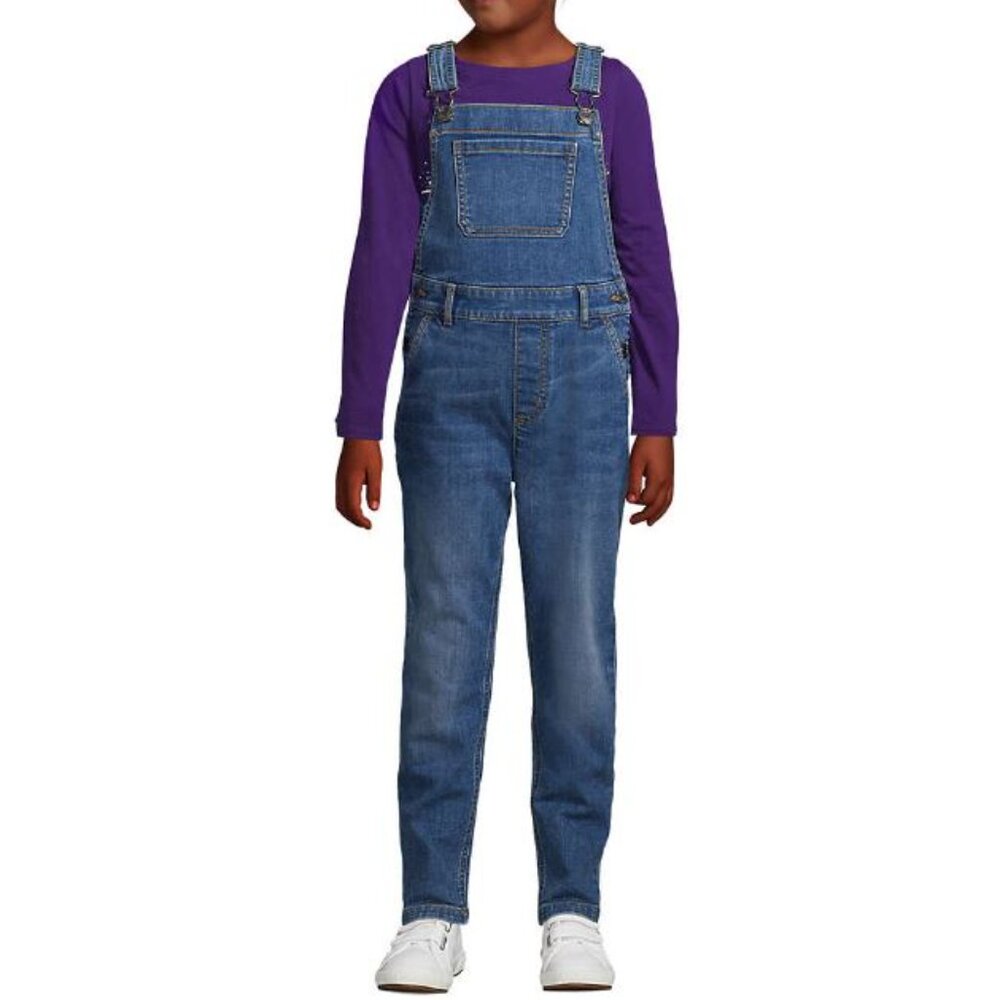 Girls Iron Knee Denim Overalls Sz. 12
